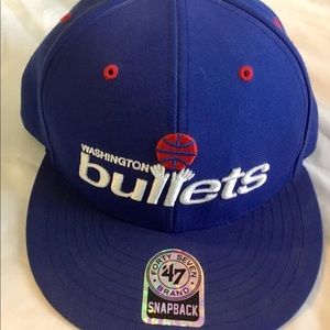 Washington bullets 47 brand NBA cap one size